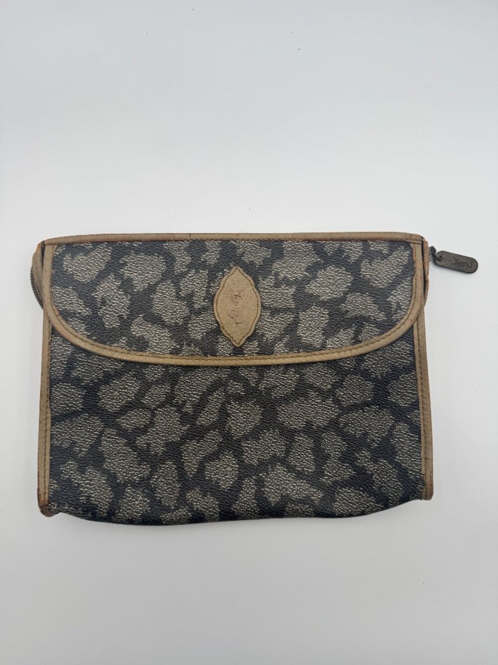 YSL Large Zipper Clutch - Picture 1 of 6